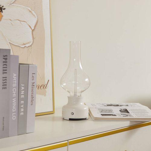 Lindby LED-es újratölthető asztali lámpa Maxentius