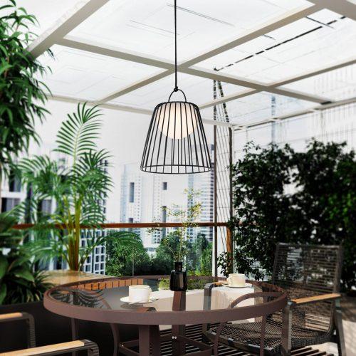 Lindby LED újratölthető kültéri függőlámpa Levino