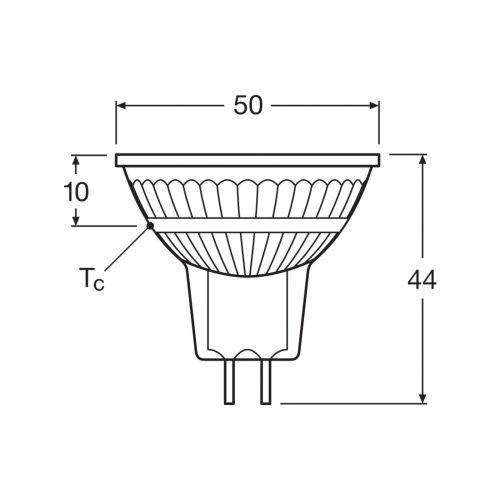 OSRAM LED reflektor GU5.3 3 darabos szett
