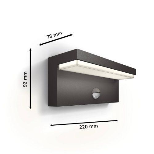 Philips LED kültéri fali lámpa Bustan UE