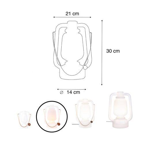 Storm LED-es újratölthető asztali lámpa