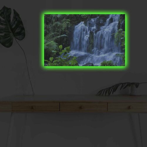 LED-es megvilágítású vászon falikép