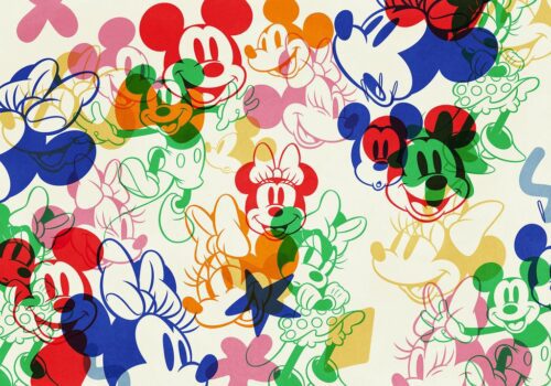 Mickey és Minnie egér színes tapéta