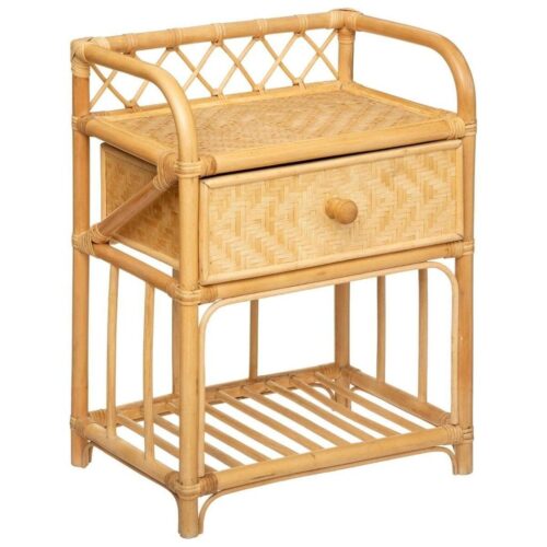 Rattan éjjeliszekrény