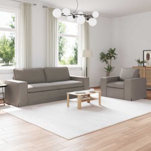 Kanapé 2 pcs tópszínű fém
