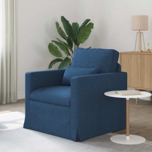 Kanapé kék 78 x 78 x 80 cm fém