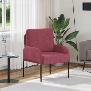 Kanapék párnával 55cm bordó furnér