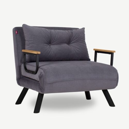 Atelier Del Sofa 1-Seat Sofa-Bed Grey Sando Single - Grey