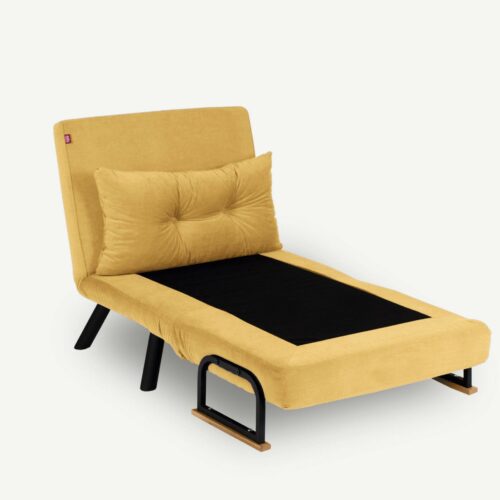 Atelier Del Sofa 1-Seat Sofa-Bed Mustard Sando Single - Mustard