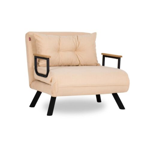 Atelier Del Sofa 1 személyes kanapéágy Sando Single - krém