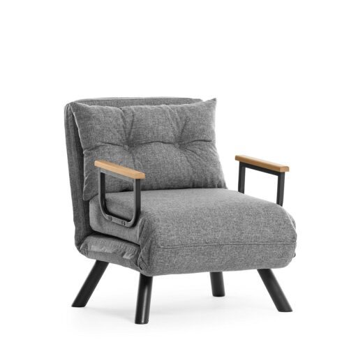 Atelier Del Sofa 1 személyes kanapéágy világosszürke Sando Single...