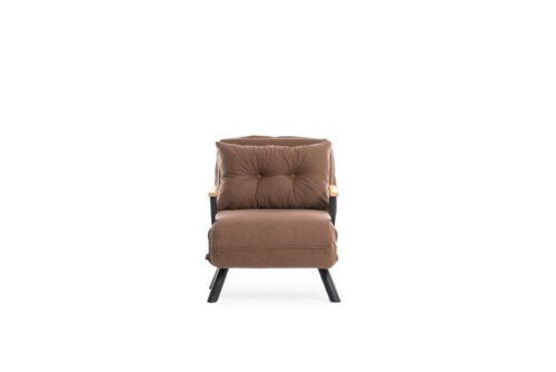Atelier Del Sofa 1-üléses kanapéágy Világosbarna Sando Single - V...