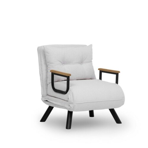 Atelier Del Sofa 1 üléses kanapéágy fehér Sando Single - Teddy sz...