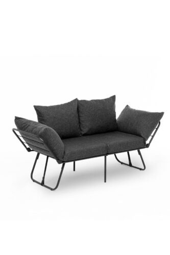 Atelier Del Sofa Viper 2 személyes kanapéágy - Sötétszürke