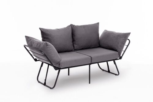 Atelier Del Sofa Viper 2 személyes kanapéágy - szürke