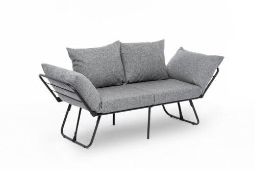 Atelier Del Sofa kétszemélyes kanapéágy Viper - Világosszürke