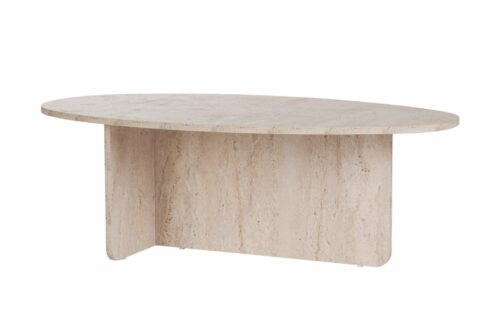 Hanah Home Coffee Table Travertine Orba - Travertine