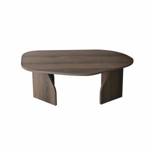 Hanah Home Coffee Table Walnut Rock - Walnut