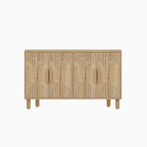 Hanah Home Console Saphire Oak Roger - Saphire Oak