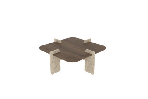 Hanah Home Dohányzóasztal Dió
