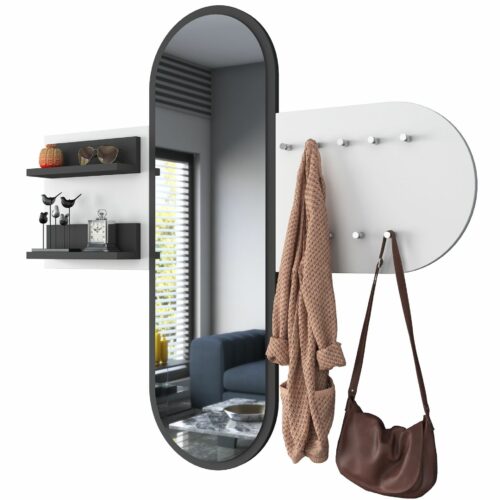 Hanah Home Előszoba állvány Fehér P3 - 3776