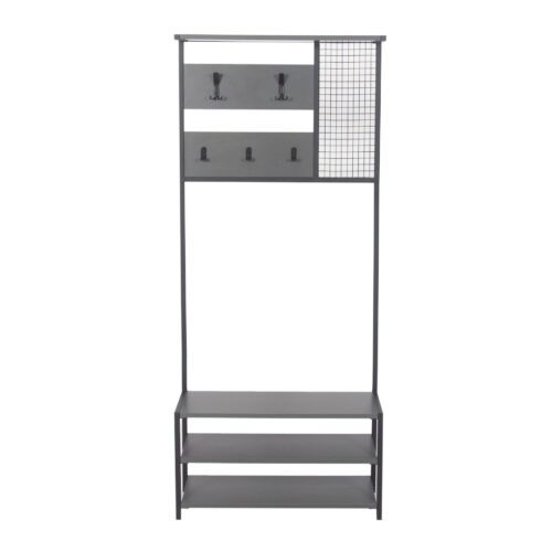 Hanah Home Hall Stand Anthracite Black Nomad Portmanto - Anthracite