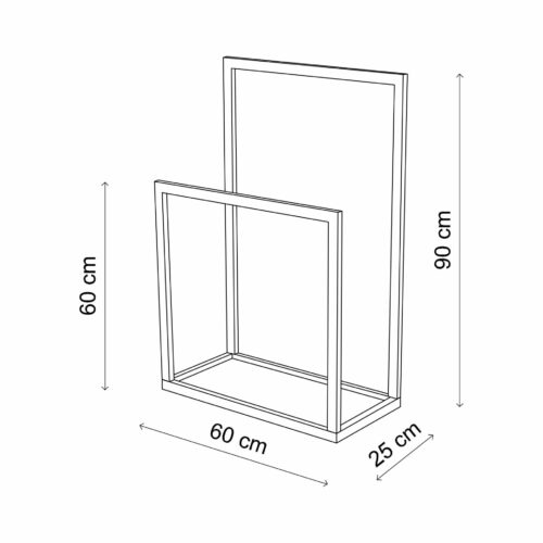 Hanah Home Hall Stand Gold Ged-032-A - Image 2