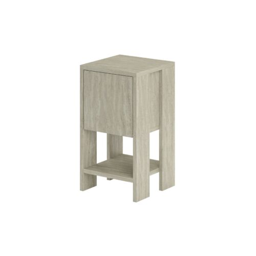 Hanah Home Nightstand Travertine Ema - Travertine