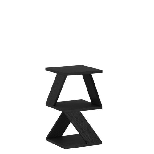 Hanah Home Side Table Wood Black Albeni - Wood Black