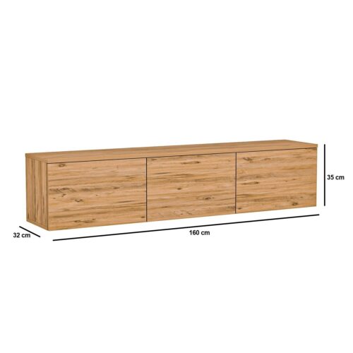 Hanah Home TV Stand Atlantic Pine Neon - Atlantic Pine - Image 2