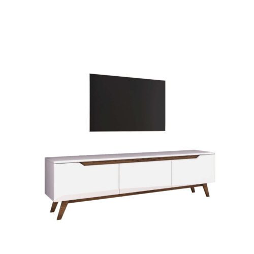 Hanah Home TV Stand White Walnut D1 - 794