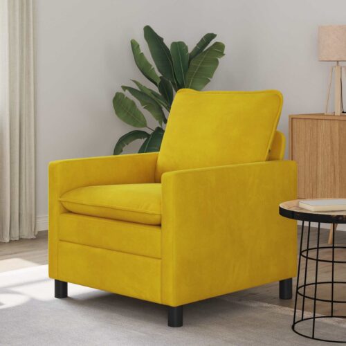 Kanapé sárga 76 x 81 x 87