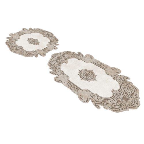 L'essentiel Maison Bathmat Set (2 Pieces) Cream 210Fg41715Kr