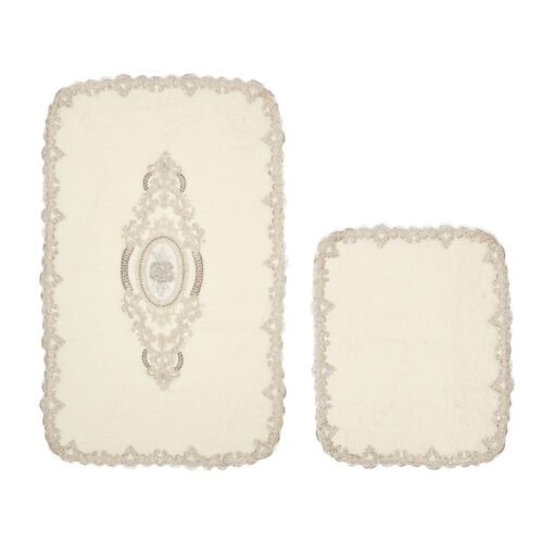L'essentiel Maison Bathmat Set (2 Pieces) Cream Selonya D - Cream