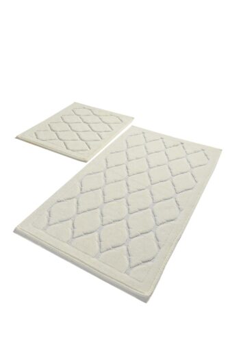 L'essentiel Maison Bathmat Set (2 Pieces) Ecru Dante - Ecru