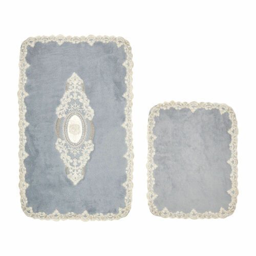 L'essentiel Maison Bathmat Set (2 Pieces) Grey Selonya D - Grey