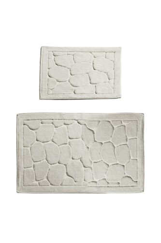 L'essentiel Maison Bathmat Set (2 Pieces) Multicolor Parma - Ecru