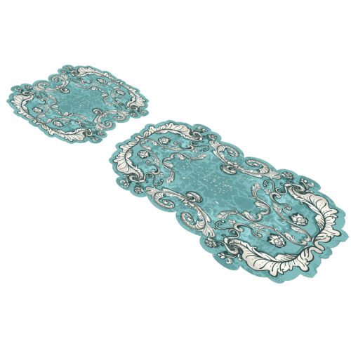 L'essentiel Maison Bathmat Set (2 Pieces) Turquoise 21014915Tr