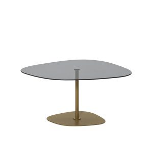 Hanah Home Coffee Table Dark Grey Gold Soho - Dark Grey