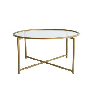 Hanah Home Coffee Table Gold Gold Sun S404
