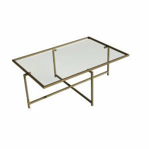 Hanah Home Coffee Table Gold Sun S410