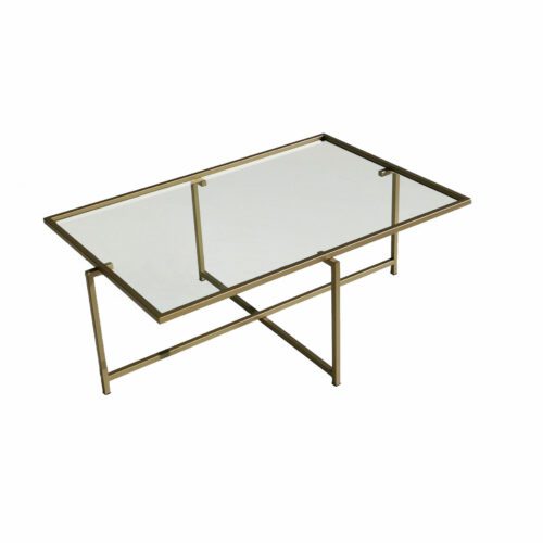Hanah Home Coffee Table Gold Sun S410