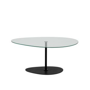 Hanah Home Coffee Table Transparent Black Porto - Transparent