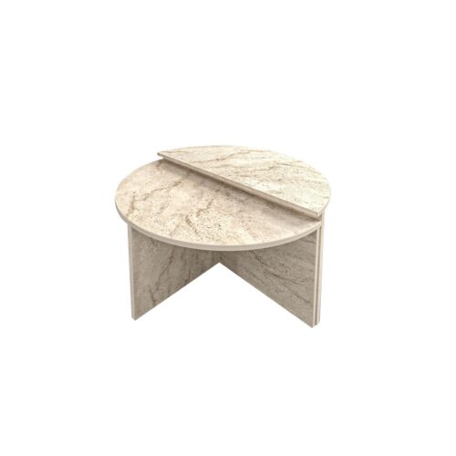 Hanah Home Coffee Table Travertine Dolunay - Travertine