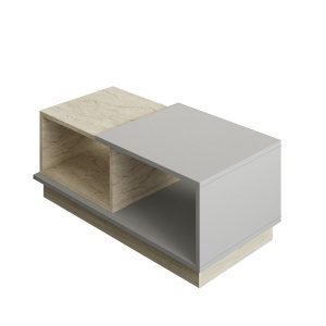 Hanah Home Coffee Table Travertine Grey Consept - Travertine