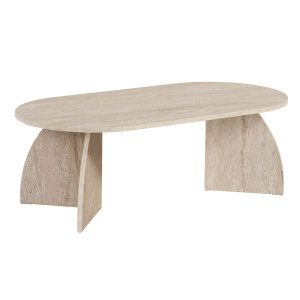 Hanah Home Coffee Table Travertine Melina - Travertine