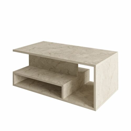Hanah Home Coffee Table Travertine Vera Mini - Travertine