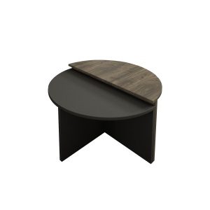 Hanah Home Coffee Table Walnut Anthracite Dolunay - Walnut