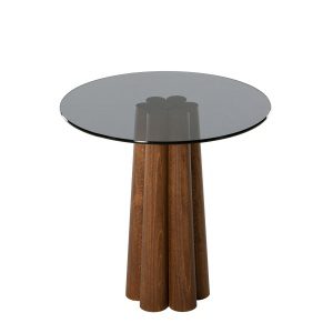 Hanah Home Coffee Table Walnut Dark Grey Thales - Walnut