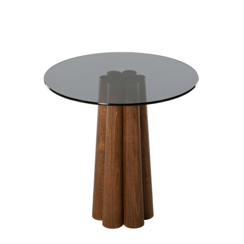 Hanah Home Coffee Table Walnut Dark Grey Thales - Walnut